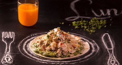 Burritos με κοτόπουλο και αβοκάντο