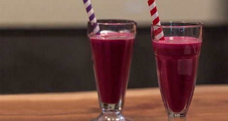 Smoothie με κεράσια και παντζάρια