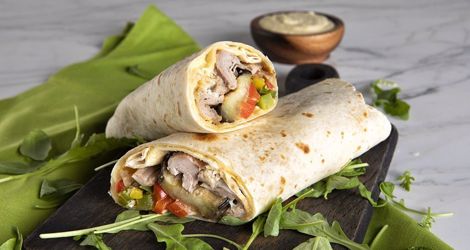 Lamb tortilla wraps