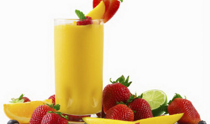 Smoothie μπανάνα φράουλα