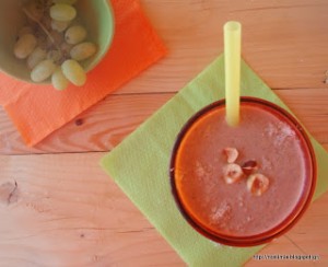 Smoothie με φρούτα και ταχίνι Chocolate tahini fruit smoothie