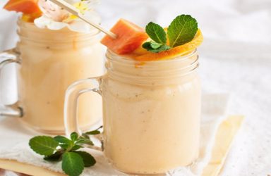 Smoothie λαχανικών με φρούτα