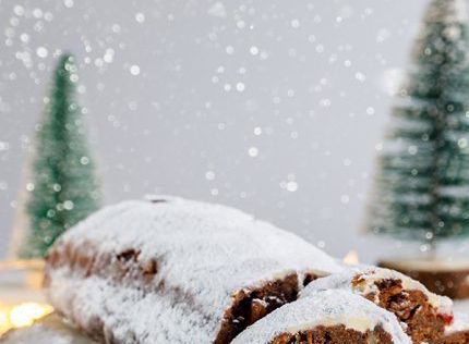 Σοκολατένιο χριστουγεννιάτικο stollen