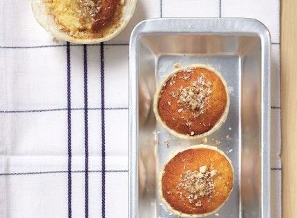 Muffins με λεμόνι και καρύδα