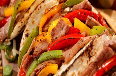 Fajitas με Κοτόπουλο