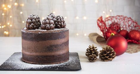 Τούρτα σοκολάτα κάστανο