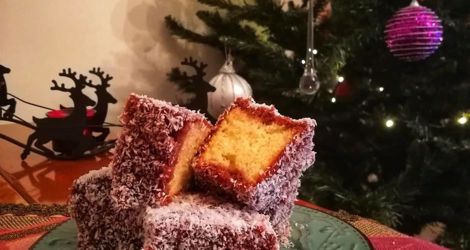 Κέικ με σιρόπι σοκολάτας και ινδοκάριδο