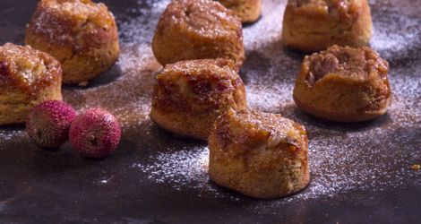 Muffins με λίτσι