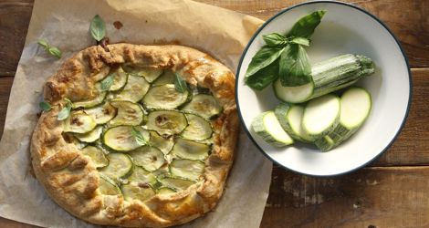 Τάρτα με κολοκυθάκια