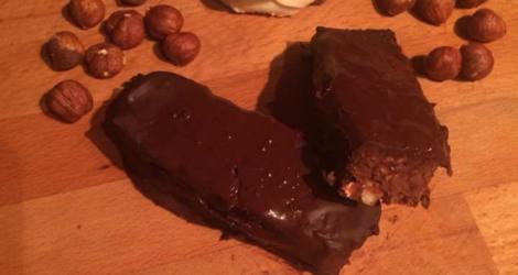 Σοκολατενιες μπαρες με ρεβυθι και ξηρους καρπους