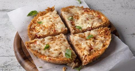 Πίτσα από ζυμαρικά