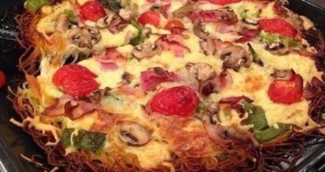 Pasta pizza