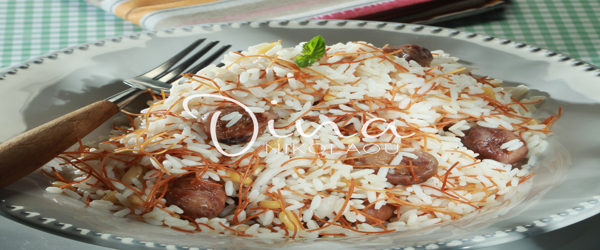 ΡΥΖΙ ΜΕ ΦΙΔΕ ΚΑΙ ΚΑΣΤΑΝΑ