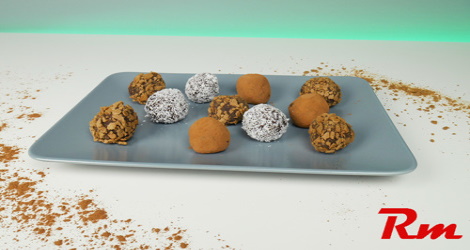 Τρουφάκια σοκολάτας