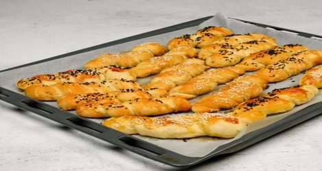 Αλμυρά κουλουράκια με ζύμη γιαουρτιού