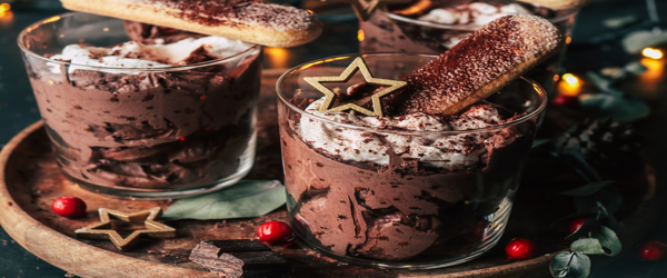 Μους με σοκολάτα και εσπρέσο