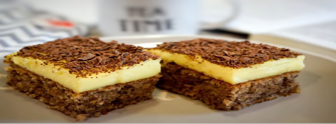 Καρυδόπιτα με Κρέμα και Σοκολάτα