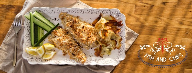 Μπακαλιάρος με πατάτες