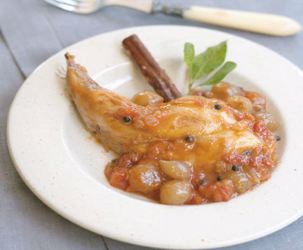 Κουνέλι μαγειρευτό με μέλι