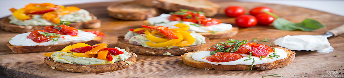 2 προτάσεις για ανοιξιάτικες μπρουσκέτες