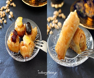 Ρολλάκια Φύλλου με Γλυκό Κουταλιού