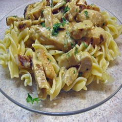 Κοτόπουλο Με Βίδες Και Σάλτσα Γιαουρτιού Μουστάρδας