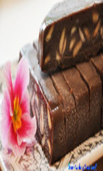 Ημιπαγωμένο Κεικ Σοκολάτας με ταχίνι-.(SemiFreddo)