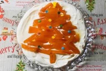 Ένα στολισμένο επιδόρπιο
