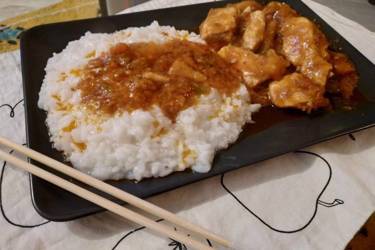 Γλυκόξινο κοτόπουλο
