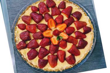 Νηστίσιμη τάρτα φράουλα
