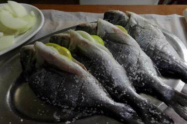 Ψάρια ψητά μυρωδάτα