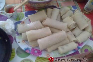 Σπιτική ζύμη για spring rolls
