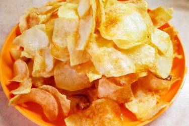 Τσιπς πατάτας φοβεράαααα