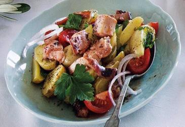 Σαλάτα με καλαμάρι FLOKOS τεμαχισμένο (πατατοσαλάτα)