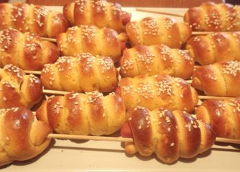 Λουκανικοπιτάκια σε stick