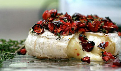 Ψητό μπρι με κράνμπερις