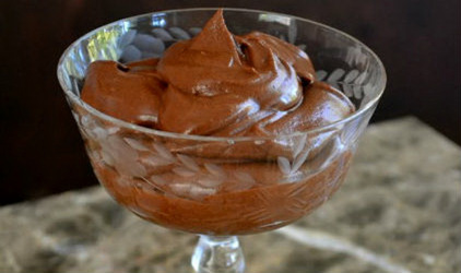 Μους σοκολάτας με δύο υλικά