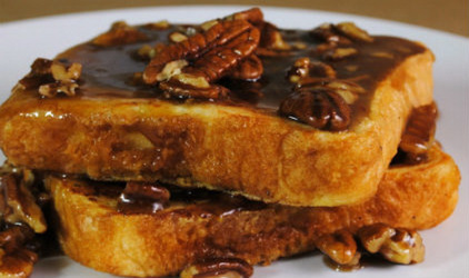 Tοστάκια με πραλίνα φουντουκιού