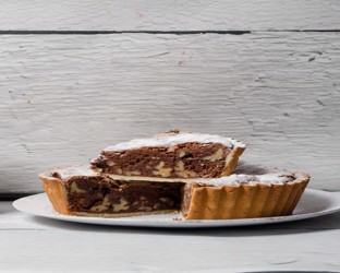 Τάρτα σοκολάτας με καρύδια