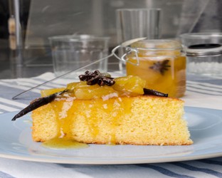 Κέικ λαδιού με σιμιγδάλι