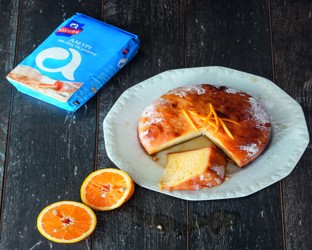 Σιροπιαστό κέικ πορτοκάλι