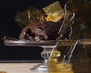 Σοκολάτα με ουίσκι και καραμέλα