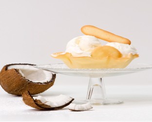 Σορμπέ καρύδας