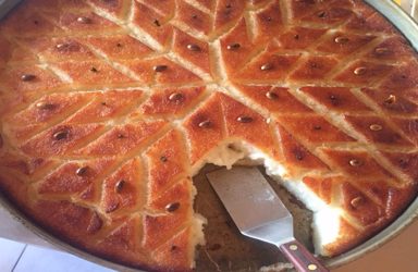 Ραβανί με ρύζι παραδοσιακή Γαλαξίδι