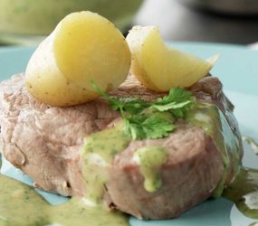 Φιλέτο μοσχαρίσιο με σάλτσα μουστάρδας