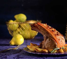 Σπέσιαλ καρέ χοιρινό με το δέρμα του