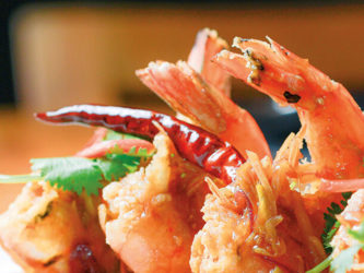 Γαρίδες με σκόρδο στιρ φράι