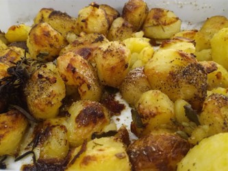 Τραγανές πατάτες φούρνου