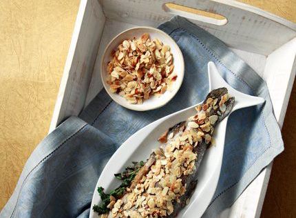 Πέστροφα τηγανητή σε βούτυρο