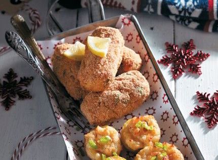 Δύο θαλασσινά γιορτινά μεζεδάκια